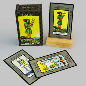 ผู้ผลิตชุดไพ่ทาโรต์ขาวดำแบบกำหนดเอง |   บริการออกแบบธีมสีเทาแบบพกพา ทนทาน รับผลิตตามสั่ง (OEM/ODM) สำหรับขายส่ง - Product Image 5
