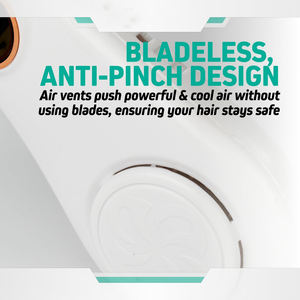 Ventilador de Cuello Recargable USB sin Aspas, de Plástico, 1500 mAh, Portátil, para Exteriores, 5 Velocidades Ajustables, con Pantalla LED - Product Image 4