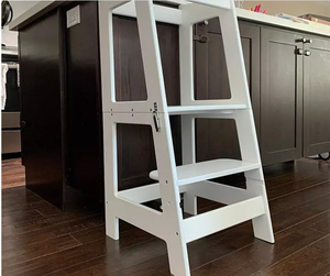 High Quality Foldable Learning Tower Kitchen Helper Baby <strong>Step</strong> <strong>Stool</strong> <strong>Folding</strong> - Product Image 2