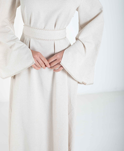 Abito Midi da <span class=keywords><strong>Donna</strong></span> <span class=keywords><strong>in</strong></span> <span class=keywords><strong>Lino</strong></span> Naturale Personalizzato 2026, Vestito Estivo Primaverile con Scollo a V <span class=keywords><strong>in</strong></span> Cotone e <span class=keywords><strong>Lino</strong></span> - Product Image 2