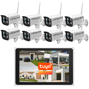 Inlifecam tuya ứng dụng thông minh 8CH 3.0MP ngoài trời Bullet wifi không dây NVR <span class=keywords><strong>IP</strong></span> <span class=keywords><strong>Camera</strong></span> Hệ thống an ninh Kit với <span class=keywords><strong>10</strong></span>.1inch màn hình Màn hình - Product Image 1