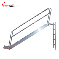 Fabrication Construction Utilisation Plate-forme industrielle Marches en aluminium Escaliers Marches amovibles avec main courante