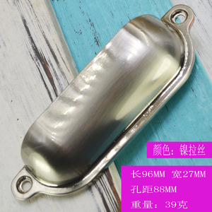 Furniture Handle Zinc Alloy Bar Shape Drawer Pull Traditional Style Durable Cabinet Hardware - Product Image 2