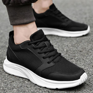 Nouvelles baskets d'été pour hommes, style mode, à coupe basse, en maille respirante, avec talonnette invisible de 8 cm, légères, pour la course et les étudiants - Product Image 4