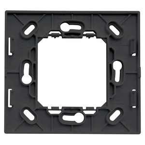 Piastra di Supporto Radio Classica 2M Grigia 8.6x8.6x0.8 Cm Accessorio per Cablaggio - Product Image 1