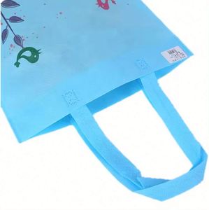 Bolsa de Compras Económica y Ecológica para Carnaval, con Diseño de Flores Coloridas Ultrasónicas, Precio Razonable, para Hombre y Mujer, de Tela No Tejida - Product Image 5