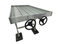 Bacs de culture hydroponiques durables en ABS pour systèmes 4x4, serres intérieures, culture de légumes et propagation de fleurs