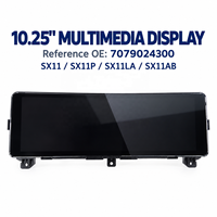 7079024300 Geely Coolray Binyue SX11 SX11P SX11LA SX11AB Layar Multimedia 10.25 Inci Monitor Tengah Grosir
