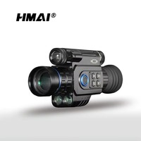 Monoculaire de vision nocturne numérique HMAI NDL1000 avec télémètre laser intégré de 300 m, enregistrement vidéo HD, étanche IPX4, jour et nuit