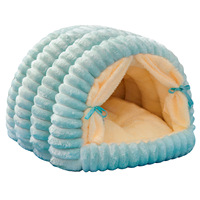 Nouvelle Villa pour Chat Semi-Enfermée de Luxe en Tissu, Lit pour Chien, Abri Toutes Saisons Offrant Sécurité, Vente en Gros Fabricant