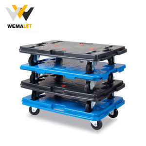 150 किलोग्राम चार पहिया एल्यूमीनियम हाथ ट्रक खरीदारी उपकरणों के लिए समायोज्य मंच ओएम अनुकूलन योग्य मंच के साथ - Product Image 1