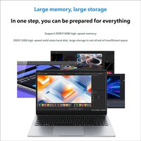 Lenovo A15H AMD Ryzen 5 7430U 6Core 12Thread CPU 16GB DDR4 RAM 512GB SSD Penyimpanan Layar 15.6 Inci Laptop Komputer Bisnis
