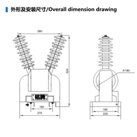 Autotransformateur toroïdal Pugao JDZW-24 haute tension, entièrement fermé, à enroulement en cuivre, résine époxy sèche, monophasé 50Hz/60Hz pour extérieur