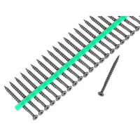 Vis assemblées à entraînement rapide Jaune Zinc Torx Drive Acier inoxydable Bois Cloison sèche Type de tête fraisée Bois Cloison sèche Plastique Acier