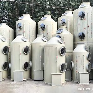 Peralatan Pengolahan Gas Buangan Menara Semprot PP Kustom Baru dengan Menara Penyerap dan Filter Udara Awal untuk Penggunaan Industri & Laboratorium - Product Image 2