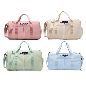 Sac de <span class=keywords><strong>sport</strong></span> Logo personnalisé unisexe imperméable Yoga Gym Sacs de <span class=keywords><strong>sport</strong></span> <span class=keywords><strong>Sport</strong></span> Polyester sec et humide Sac polochon rose - Product Image 1