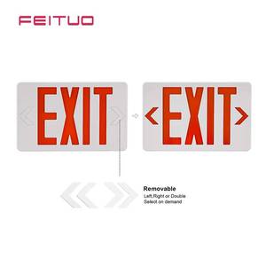 Nueva luz de salida de emergencia montada en la pared con batería - Product Image 1