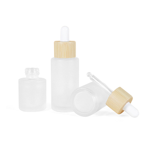 Botella cuentagotas de vidrio esmerilado con hombro plano de 10ml 30ml 50ml para envasado de aceites esenciales y cosméticos - Product Image 2