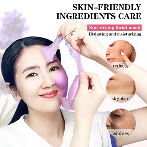 <span class=keywords><strong>Masque</strong></span> Visage Hydrogel Apaisant aux Herbes PDRN, Arbutine, Vitamine C, Centella et Lavande, Marque Blanche, 1kg Gel 100g Poudre, Peaux Sèches/Grasses, OEM - Product Image 3