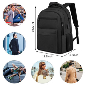 Sac à dos scolaire <span class=keywords><strong>pour</strong></span> adolescents garçons 15,6 pouces avec port de charge USB, antivol, résistant à l'eau, <span class=keywords><strong>pour</strong></span> étudiants, professionnels et hommes d'affaires - Product Image 2