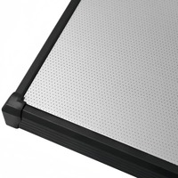 Écran de projection HEYU 72-200'' ALR perforé acoustiquement transparent à cadre fixe étroit pour HDTV, son audio 4K/8K, format 16:9