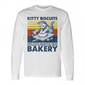 Camiseta de manga larga Kitty Biscuits Bakery Cat Baking - Product Image 2