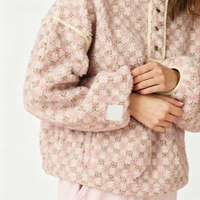 Sweat-shirt à capuche pour femme de haute qualité, doublure en polaire chaude, hauts d'automne et d'hiver