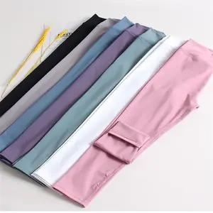 custom leggings nylon soft for kids girls ODM OEM wholesale high quality children yoga leggings