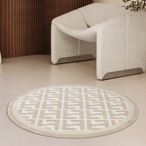 Tappetini per porte di forma rotonda Design personalizzato <span class=keywords><strong>in</strong></span> poliestere Runner tappeti fatti a macchina <span class=keywords><strong>tappeto</strong></span> cerchio diametro fuste - Product Image 3