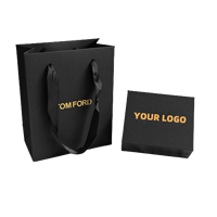 Emballage de cadeau personnalisé de luxe pour hommes sous-vêtements lunettes briquet parfum sac d'emballage cadeau de qualité haut de gamme