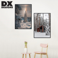 Cadre photo mural décoratif en plastique ABS noir DX Designs 11x14 12x18 16x20 18x24 24x36 pouces - Cadre photo pour affiche