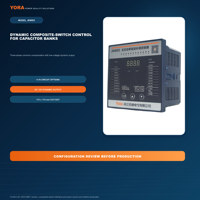 Contrôleur de puissance réactive YORA JKWD5, correction automatique du facteur de puissance, 16 circuits, sortie dynamique, montage sur panneau, AC 380V 220V