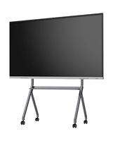 Pizarra Digital con Sistema Android, Táctil Infrarrojo de Alta Precisión, Compatible con 20 Puntos Táctiles, 4K, para Escritura y Video, con Soporte de Piso, para Uso en Ascensores