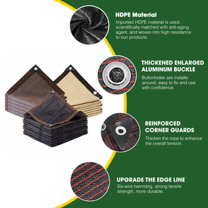 Chaq Phân Hủy Sinh Học Bóng Râm <span class=keywords><strong>Net</strong></span> Đường Hầm Nhà Kính Với Bóng Râm <span class=keywords><strong>Net</strong></span> Màu Vàng 95% 99% Bóng Râm <span class=keywords><strong>Net</strong></span> Cuộn - Product Image 6