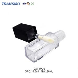 Emballage de gloss à lèvres sur mesure, tube de gloss à lèvres carré de 10 ml, tube de gloss à lèvres écologique en cristal de 13,5 ml, vente en gros - Product Image 3