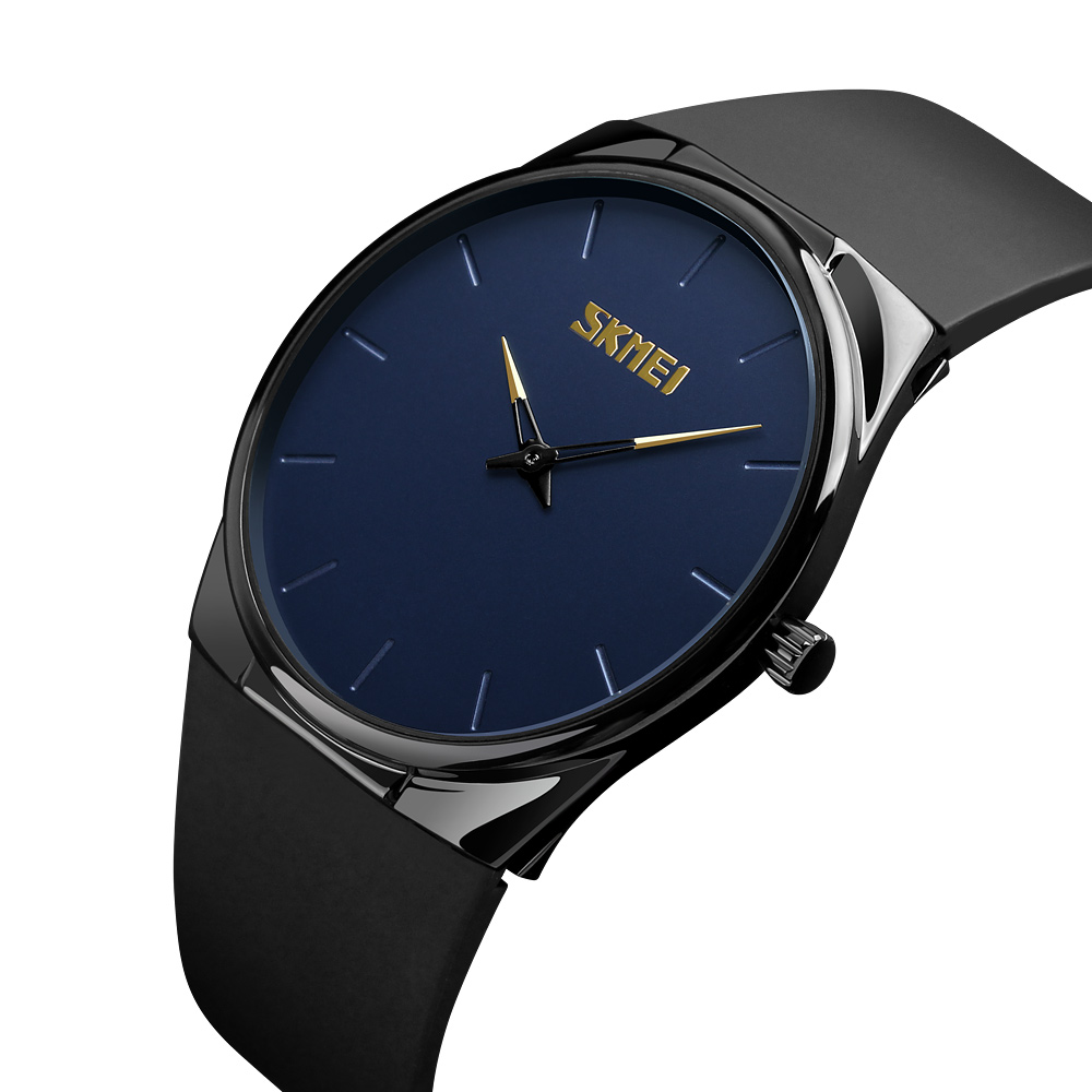 mesh rectangular wrist watch for men