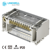 2극 공장 공급 전기 단자 125A 500V 전원 전기 커넥터 10-35mm² 분배 단자대