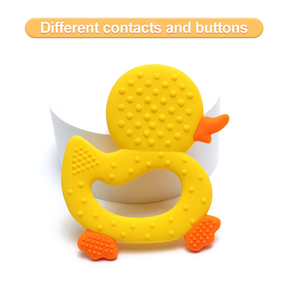 Mordedor de Silicona Suave sin BPA con Forma de Animal, Juguete Masticable, Calmante de Encías, Palo Molar, Accesorio para Alivio de la Dentición - Product Image 2