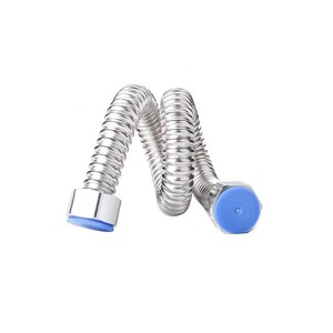 Tuyau ondulé en acier inoxydable 304, flexibles en métal pour chauffe-eau, entrée et sortie d'eau chaude et froide, plomberie - Product Image 3