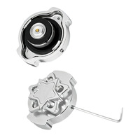 Bouchon de radiateur en alliage d'aluminium CNC en forme de pentagramme pour scooter NMAX, accessoire de modification, Chine