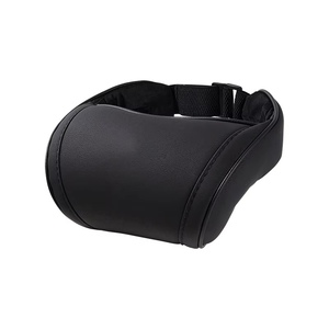 Coussin de soutien lombaire et cervical en cuir de luxe pour siège de voiture, accessoires intérieurs de voiture - Product Image 4