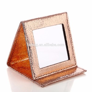 Venta caliente de cosméticos <span class=keywords><strong>señoras</strong></span> Color rosa bolsos de cuero caso cosmético medio cierre de cremallera bolsas de maquillaje - Product Image 4