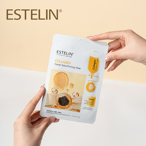 Maschera viso in tessuto ESTELIN al collagene e caviale, extra rassodante, rinforza <span class=keywords><strong>la</strong></span> barriera cutanea - Product Image 3