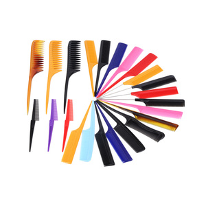Commercio all'ingrosso stampa Personalizzata strumento di styling dei capelli di Plastica e Metallo Pin Coda di Ratto <span class=keywords><strong>Testa</strong></span> Calda Statico Pettine Dei Capelli con Logo - Product Image 6