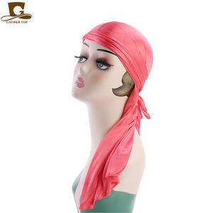 Durag Unisex in Velluto, <span class=keywords><strong>Bandana</strong></span>, Turbante, Cappello da <span class=keywords><strong>Pirata</strong></span>, Parrucche, Copricapo da Biker, Fascia per Capelli, Durag di Design - Product Image 5
