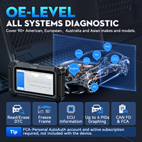 Pembaruan Gratis Seumur Hidup XTOOL D6S Pemindai Kendaraan Multi-merek Mesin Diagnostik Profesional Otomotif untuk Semua Mobil 30+ Reset