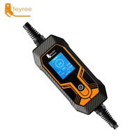 Chargeur EV portable Feyree 7KW monophasé 32A, boîte de charge EVSE, courant réglable, câble de 5 m, stations de charge EV