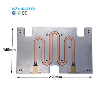 Plaque de refroidissement liquide IGBT personnalisée professionnelle, plaque de refroidissement en aluminium, plaque de refroidissement d'eau froide