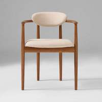 JP Chaise de salle à manger italienne de luxe moderne Chaises d'intérieur en bois pour restaurant Chaise de salle à manger de restaurant de luxe moderne pour hôtel