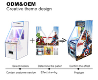 Machines de jeux à pièces Pusher Coin Machine Bonus Hole Coin Quarter Pusher Game Machine